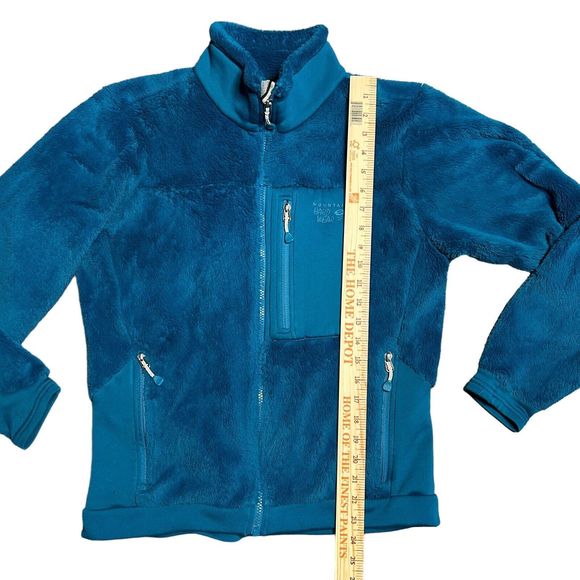 Mountain Hardwear Jacket Monkey Fleece Full Zip Medium Blue Outdoor‎ Activewear - Picture 6 of 9